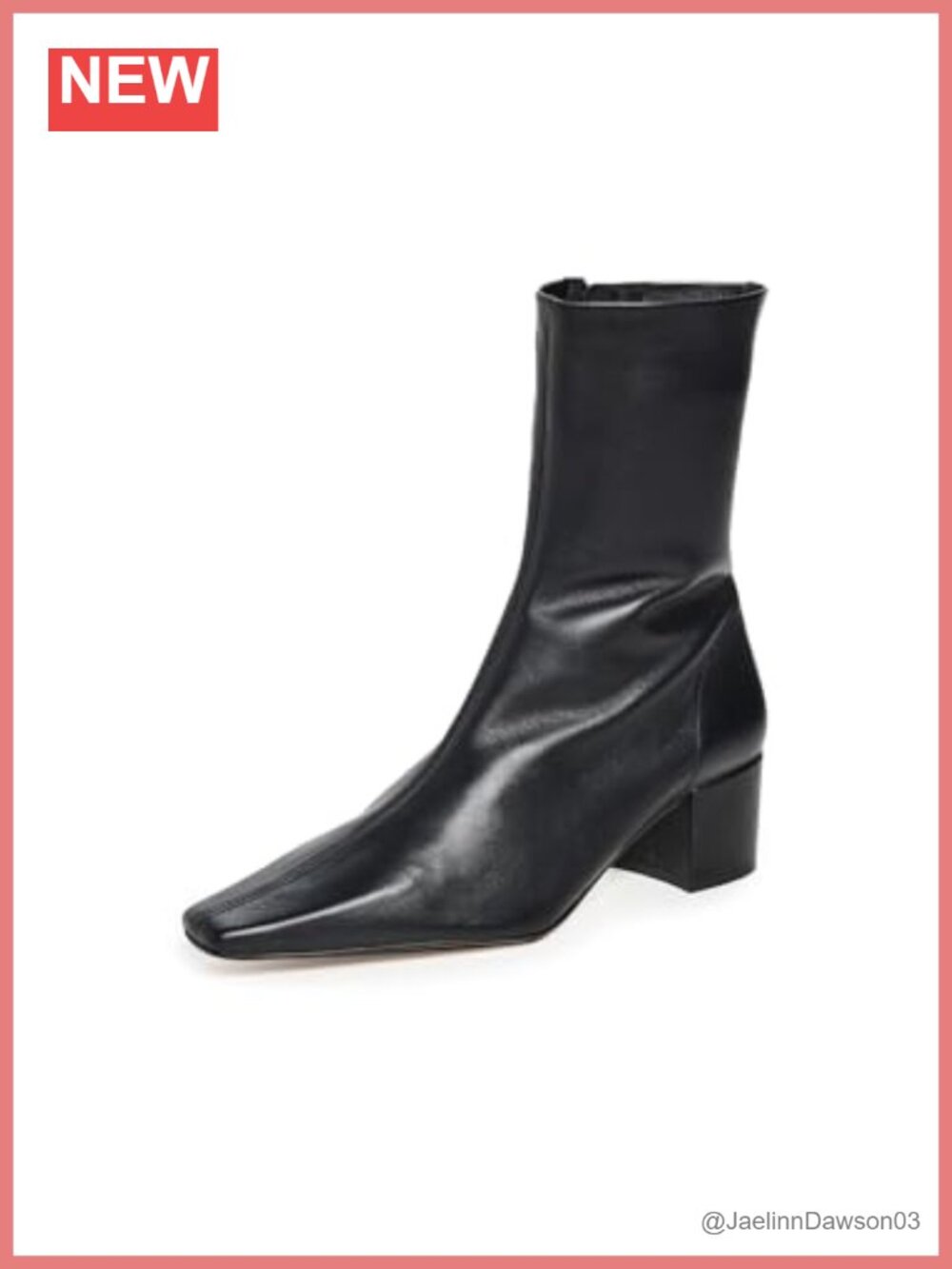 Chunky Heel Pointed Toe Ankle Booties
